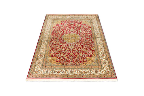 Seidenteppich - Kaschmir Seide 216 x 153 cm Teppich Wohnzimmer