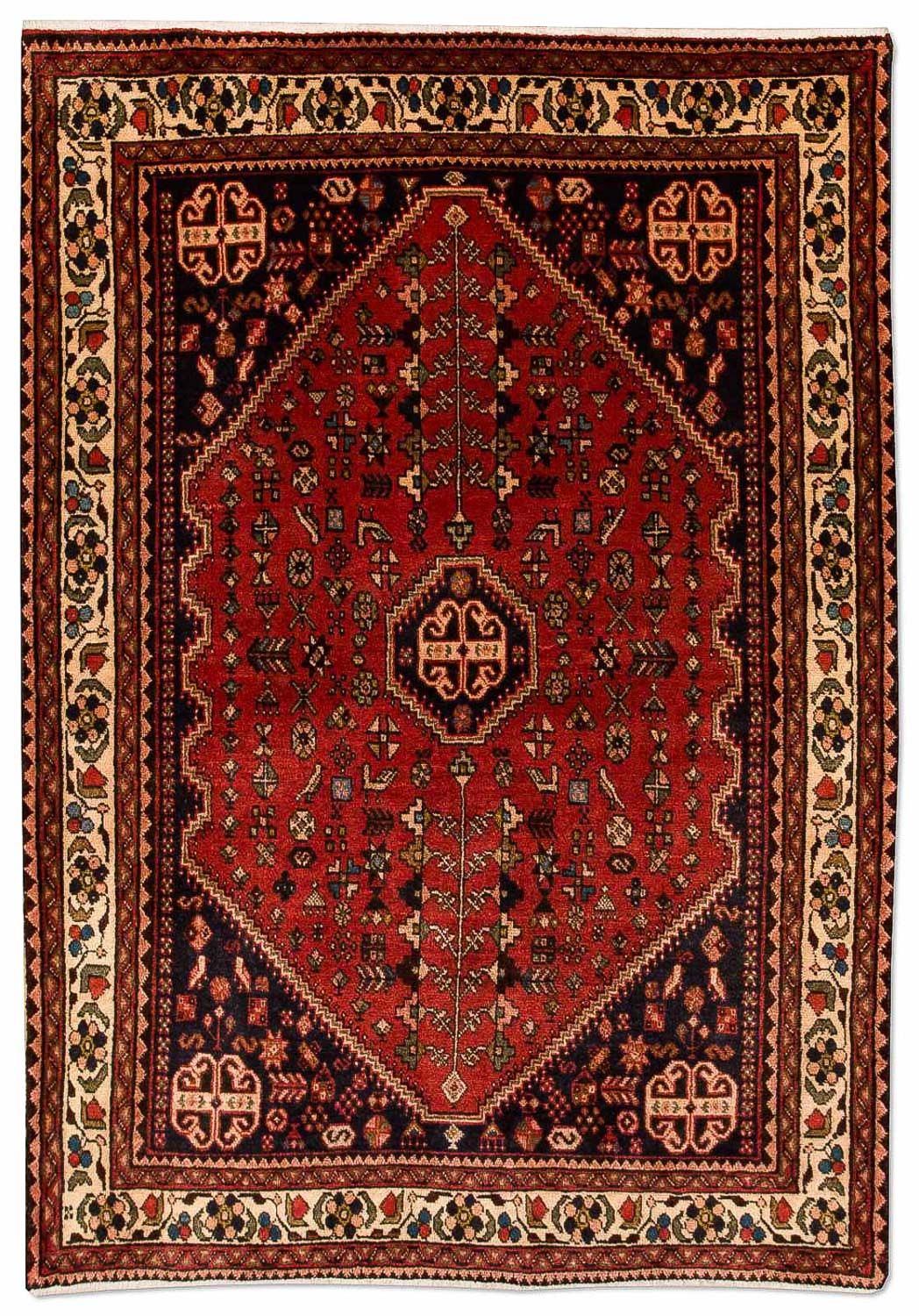 Perserteppich - Nomadic 151 x 103 cm - rot