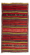 Kilim ancien Tapis 135x245cm - Rectangle / Multicolore / 135 x 245 cm Rectangle