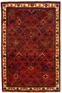 Tapis persan - Nomadic - 145 x 92 cm - rouge