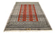 Afghan Teppich - Buchara 200 x 132 cm - silber