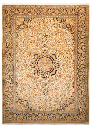 Seidenteppich - Kaschmir Seide 342 x 234 cm Wohnzimmer Teppich