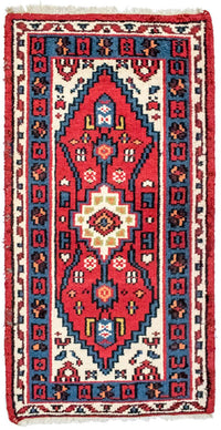 Tapis oriental - 120 x 60 cm - rouge