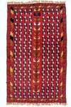 Tappeto Belutsch 73x126cm - Tappeto orientale - Rettangolo / Rosso / 73 x 126 cm Rettangolo