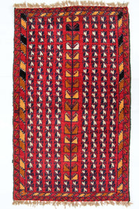 Tapis Belutsch - 126 x 73 cm - rouge