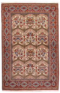 Tappeto Persero - Ghom - 215 x 141 cm - rosso