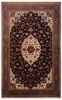 Tapis persan - Bidjar - 213 x 128 cm - bleu foncé