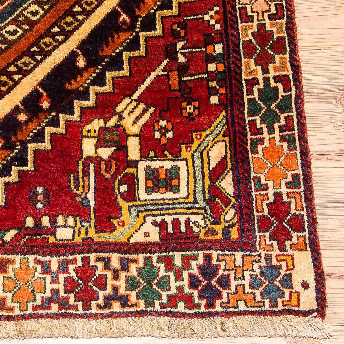 Qashqai Tapis 212x125cm - Tapis persan