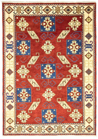 Tapis oriental - 241 x 172 cm - rouge