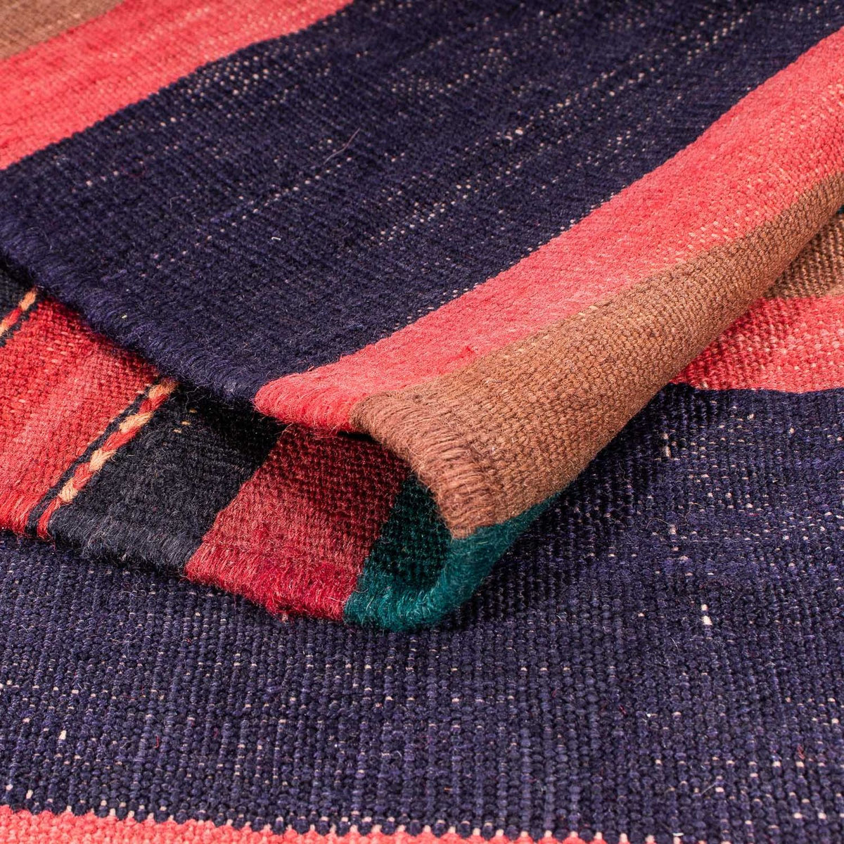 Kelim Teppich - Old 195 x 160 cm - mehrfarbig