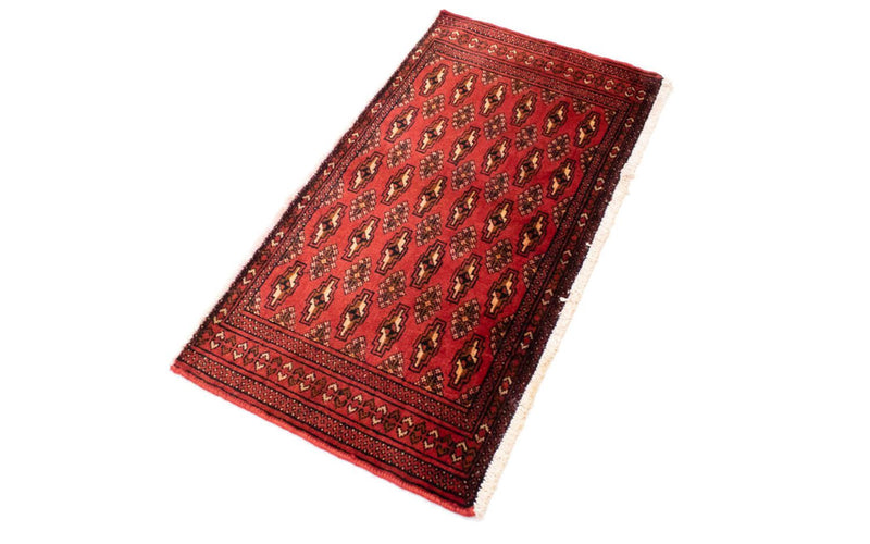 Turkaman Teppich 100 x 50 cm - rot