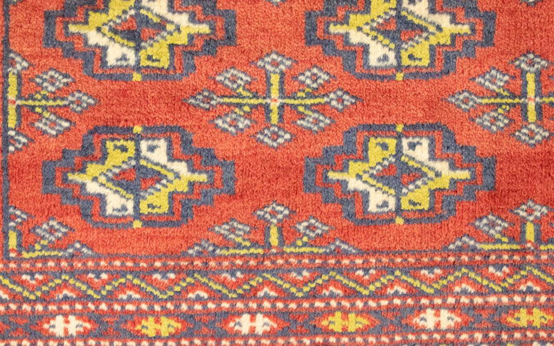 Turkaman Teppich 100 x 50 cm - rot