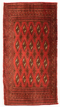 Tapis de couloir Tapis Turkaman - 100 x 50 cm - rouge