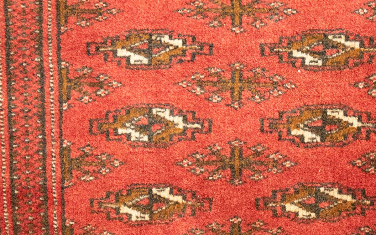 Turkaman Teppich 100 x 50 cm - rot