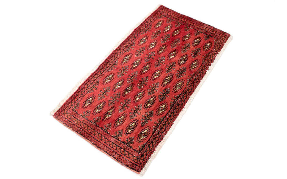 Turkaman Teppich 100 x 50 cm - rot