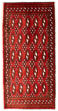 Tapis de couloir Tapis Turkaman - 100 x 50 cm - rouge