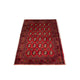 Turkaman Teppich 100 x 50 cm - dunkelrot