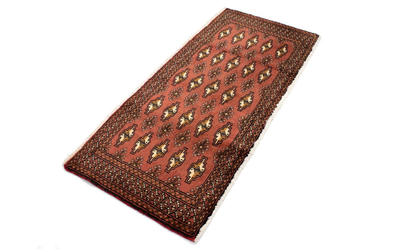 Turkaman Teppich 130 x 60 cm - rost