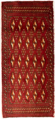 Turkaman Teppich 130 x 60 cm - rot