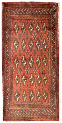 Turkaman Teppich 130 x 60 cm - rost