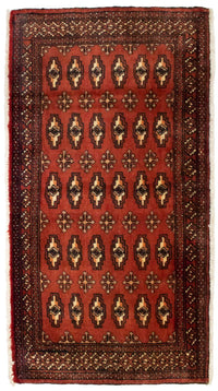 Tapis Turkaman - 130 x 60 cm - rouge