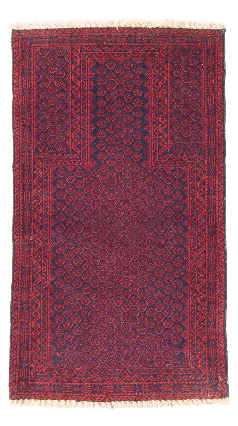 Belutsch Teppich - Gebetsteppich - 140 x 76 cm - blau