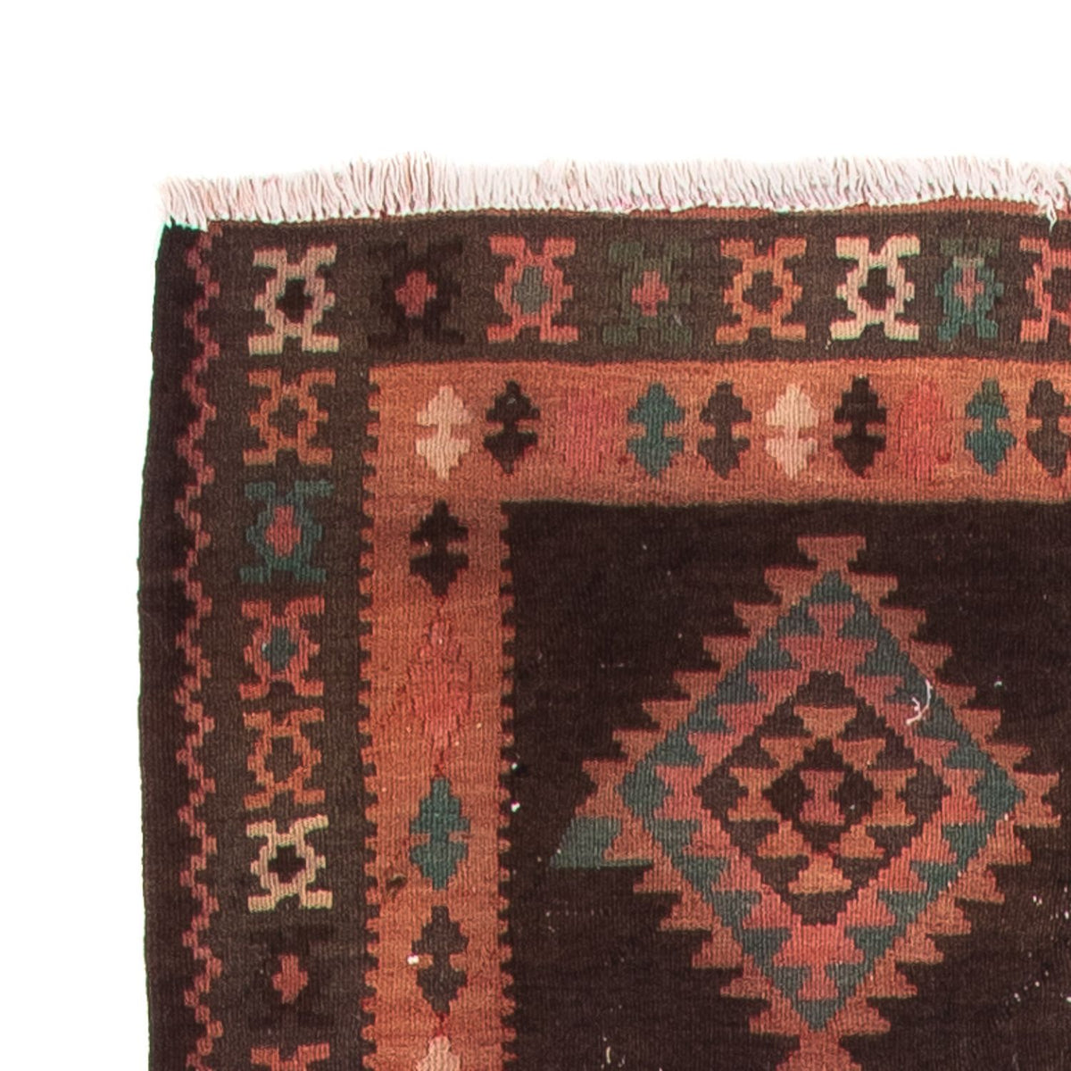 Kelim Teppich - Old 290 x 110 cm - mehrfarbig