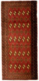 Turkaman Teppich 130x60cm - Orientteppich