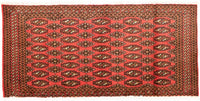 Tapis Turkaman - 130 x 60 cm - rouge