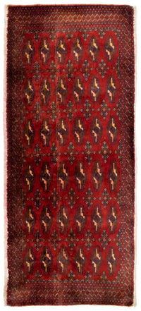 Tapis Turkaman - 130 x 60 cm - rouge