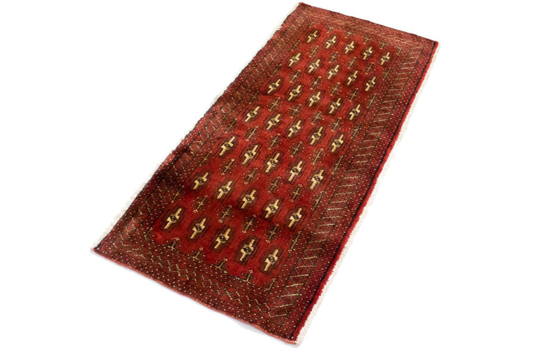 Turkaman Teppich 130 x 60 cm - rot
