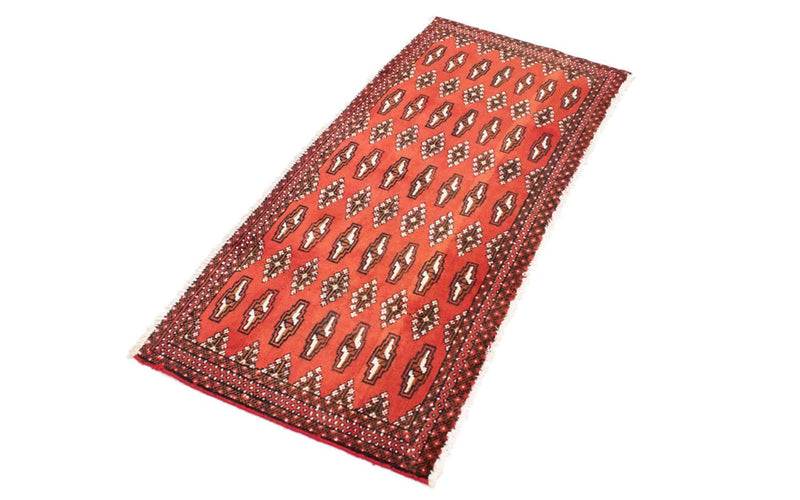 Turkaman Teppich 130 x 60 cm - rot