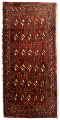 Turkaman Teppich 130 x 60 cm - rot