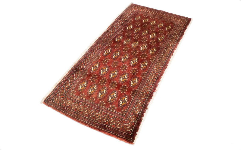 Turkaman Teppich 130 x 60 cm - rot