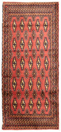 Tapis Turkaman - 130 x 60 cm - rouge