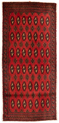 Tapis Turkaman - 130 x 60 cm - rouge