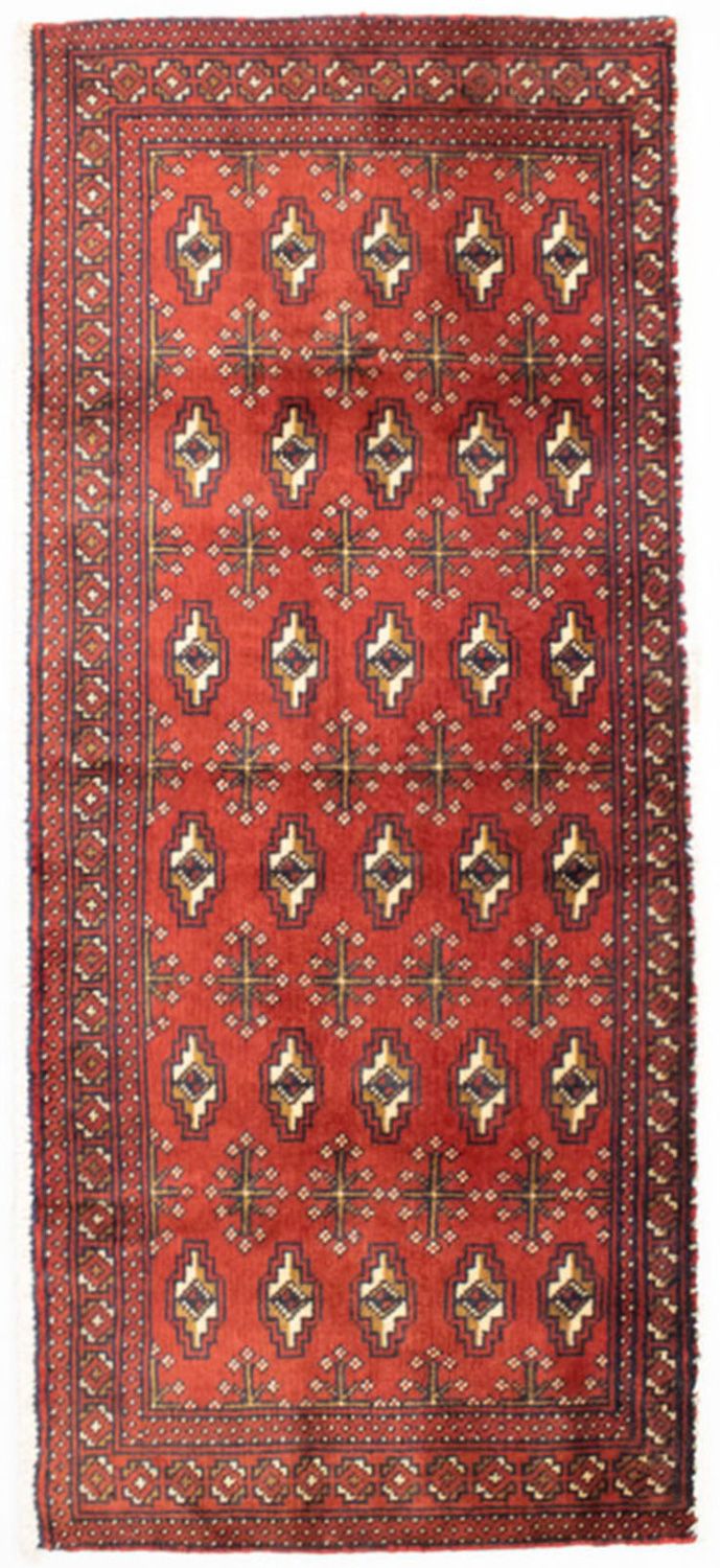Turkaman Teppich 130 x 60 cm - rost