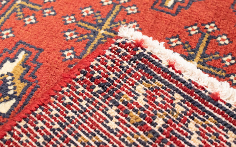 Turkaman Teppich 130 x 60 cm - rost