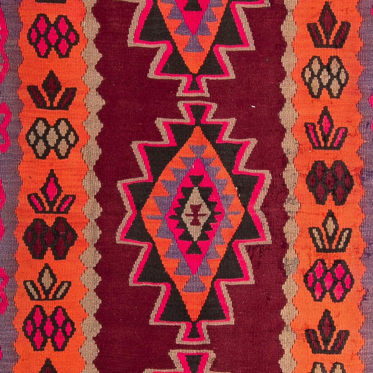 Kelim Teppich - Old 390 x 141 cm - mehrfarbig