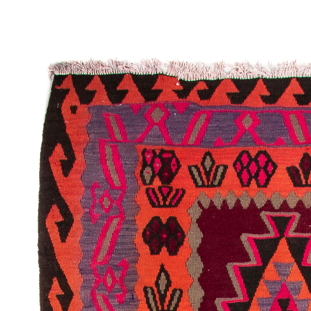 Kelim Teppich - Old 390 x 141 cm - mehrfarbig