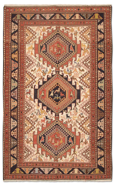 Kelim Seide Teppich 122x194cm