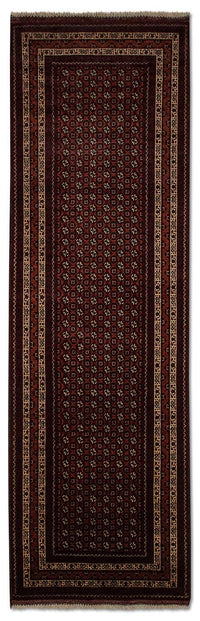 Tapis de couloir Tapis afghan - Boukhara - 292 x 86 cm - rouge