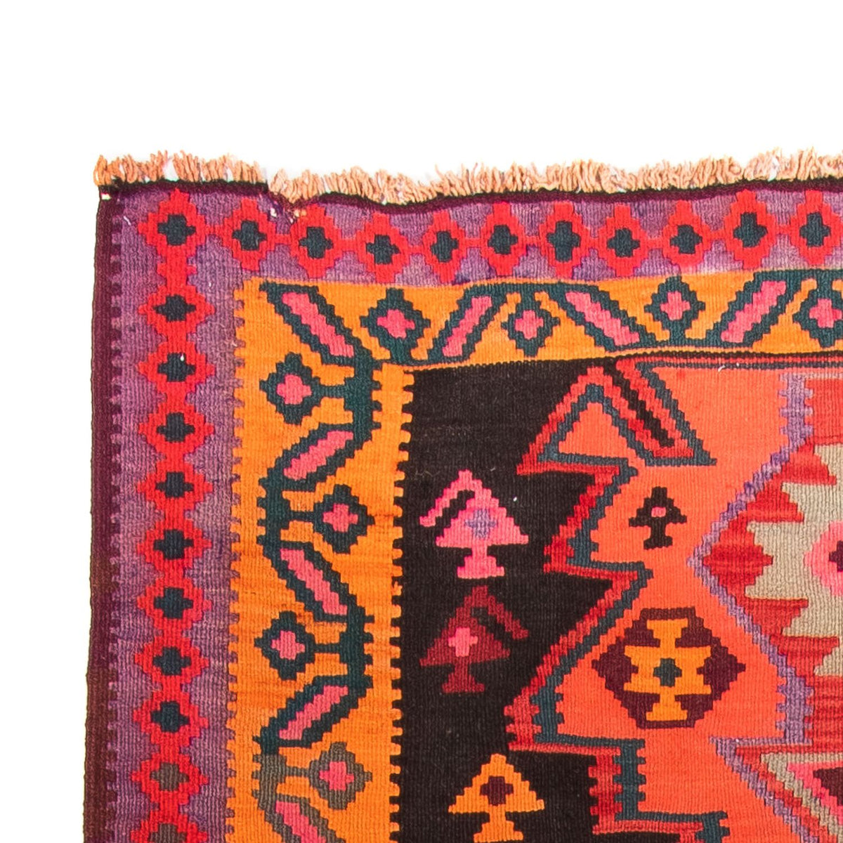 Kelim Teppich - Old 335 x 150 cm - mehrfarbig