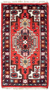 Tapis oriental 90x160cm - rouge - Rectangle / Rouge / 90 x 160 cm Rectangle