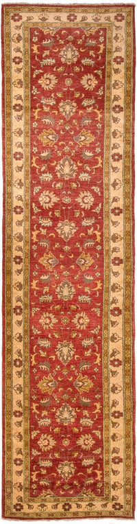 Tapis de couloir Tapis Ziegler - 377 x 86 cm - rouge