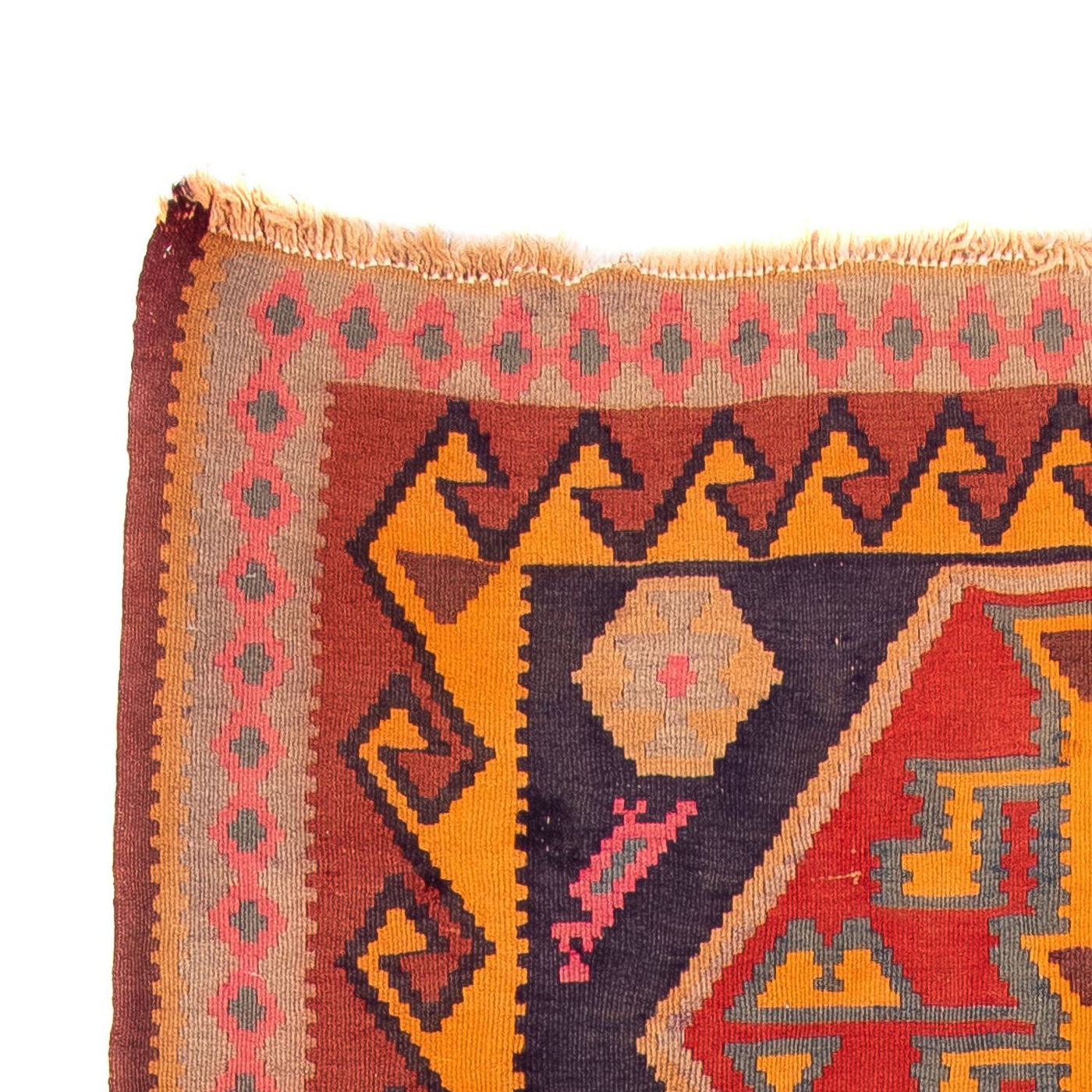 Kilim ancien Tapis 340x155cm