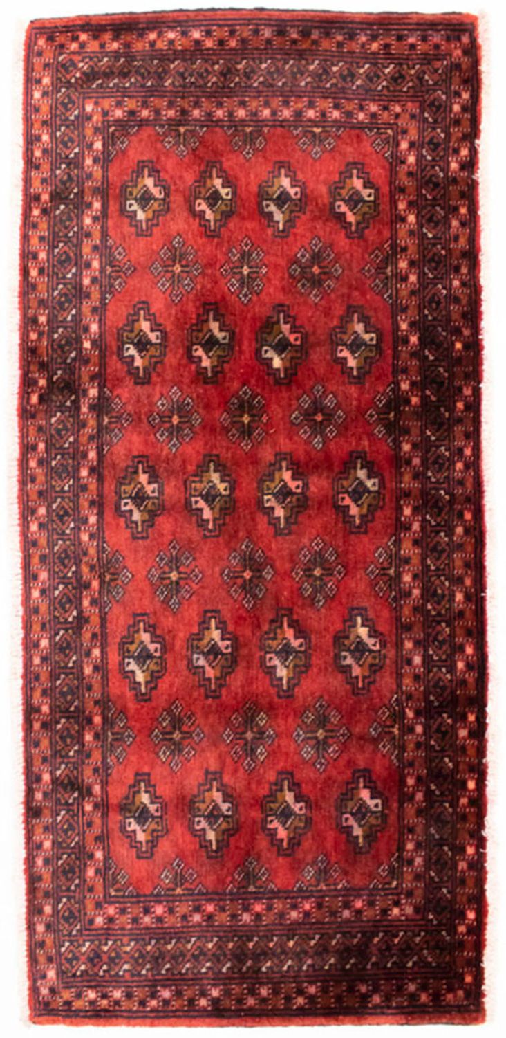 Turkaman Teppich 130 x 60 cm - rot