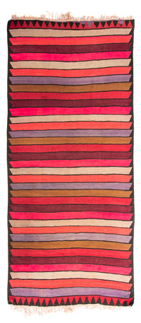 Tapis de couloir Tapis Kelim - Vieux - 340 x 160 cm - multicolore