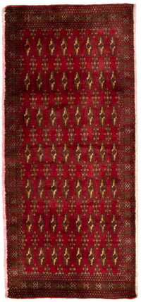 Tapis Turkaman - 130 x 60 cm - rouge