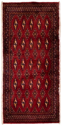 Tapis Turkaman - 130 x 60 cm - rouge